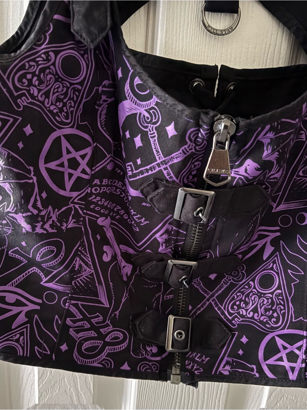 Killstar Pentagram Ouija Coven Witch Halter Top. Goth, Punk. Y2K. Glam Witch. - Picture 2 of 7